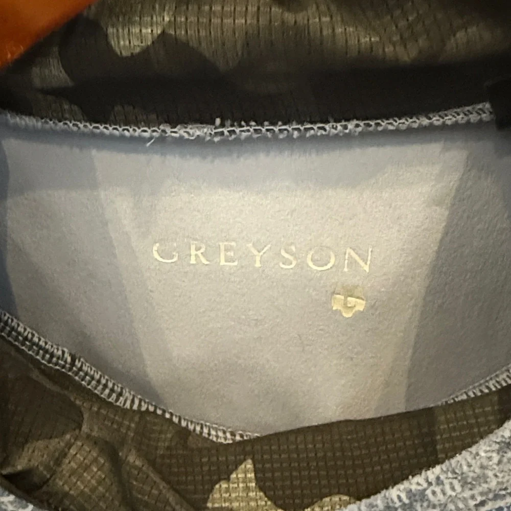 Greyson Camouflage Hoodie - Blue with Camo Hood sz L - Picture 3 of 4